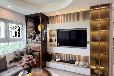 Bán căn hộ chung cư Thanh Hà B2.1 HH02 , diện tích 82 m2, căn 3 ngủ 2 vệ sinh, full nội thất, view hồ thoáng đẹp